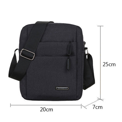 Cyflymder Men's Messenger Bag Crossbody Shoulder Bags Men Small Sling Pack for Work Business Waterproof Oxford Packs Satchel Purse