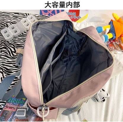 Realaiot ins Japanese itabag Women New Jelly Bag Student Backpack School Bags Tote Handbags Shoulder Bag Crossbody Bags Women JK bag