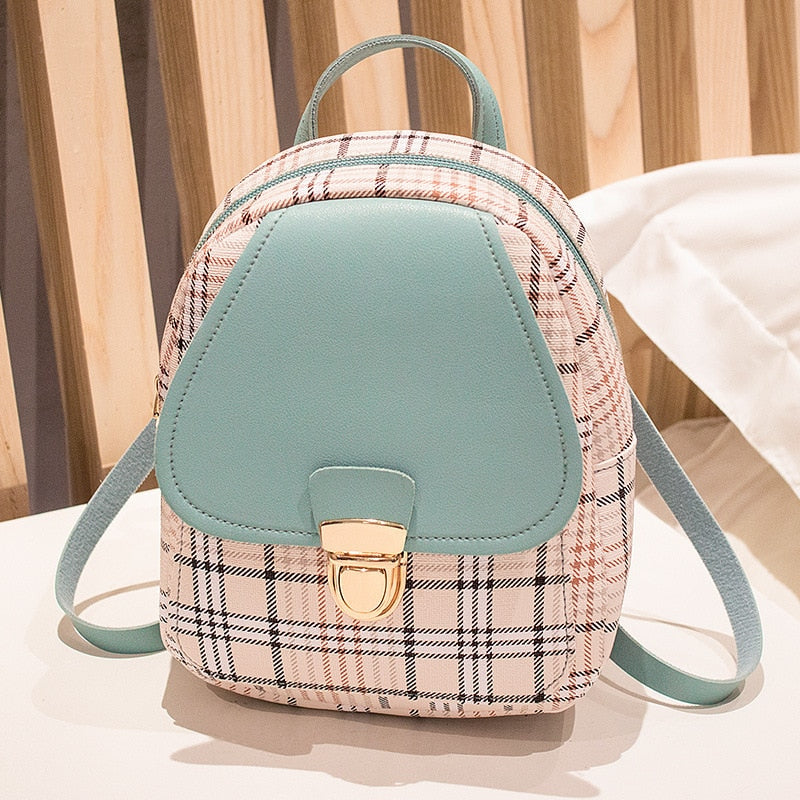 Cyflymder Mini Crossbody Bag for Teenage Girl Plaid Women Shoulder Phone Purse Korean Style New Trendy Female