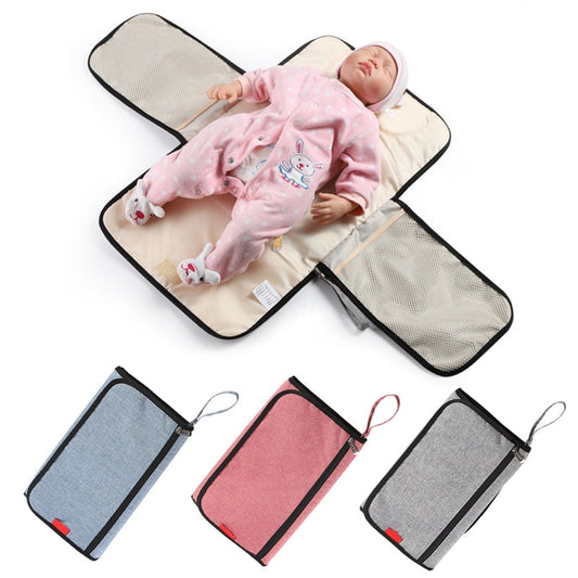 Realaiot Waterproof Multi Function Portable Multifunction Diaper Changing Bag Pad Baby Mom Clean Hand Folding Mat Infant Care Products