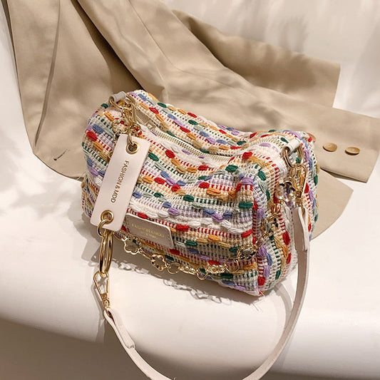 Realaiot Bag Shoulder Bag Knitted Crossbody Sweet High Quality Bag  Purses And Handbags Handbags  Bag  Handbag