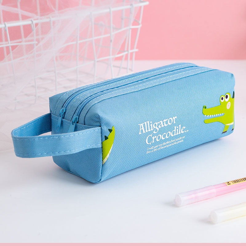 Cyflymder Pencil Case Kawaii Korean Stationery Pencil Pouch Large Capacity Pencil Bag Astuccio Estojo Escolar Trousse Scolaire Pencilcase