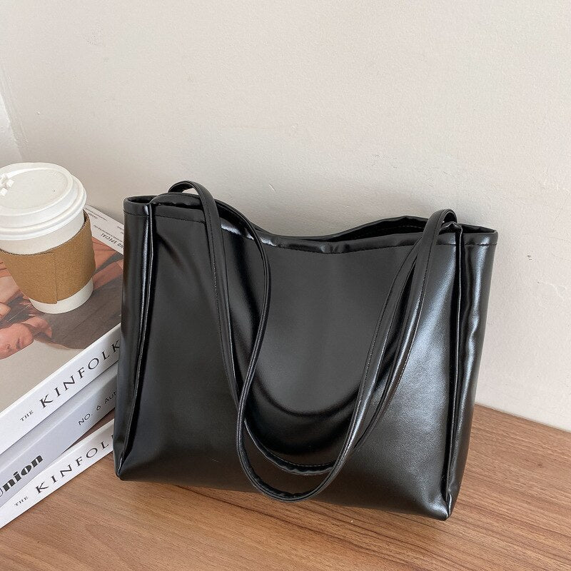 Cyflymder New Trendy Tote Bag Simple Temperament Western Style Large Capacity Shoulder Bag Casual Shopping Bag Luxury Designer Handbag