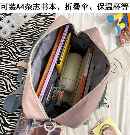 Realaiot ins Japanese itabag Women New Jelly Bag Student Backpack School Bags Tote Handbags Shoulder Bag Crossbody Bags Women JK bag