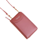 Realaiot Shoulder Wallet Women Phone Wallet Purse Bag Women's Handbag Long Wristlet Wallets Clutch Messenger Shoulder Straps Bag