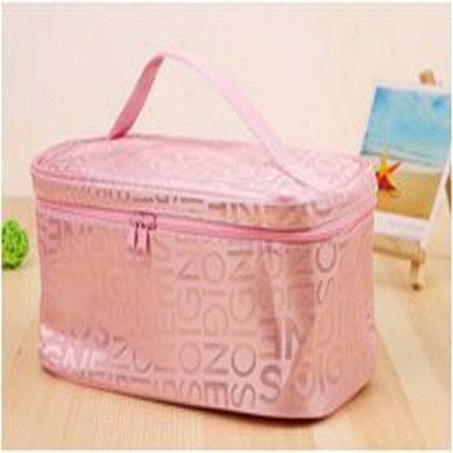 5 colors New Women Makeup Bag Cosmetic Bags Women Ladies Beauty Case Cosmetics Organizer Toiletry Bag Travel Wash Pouch