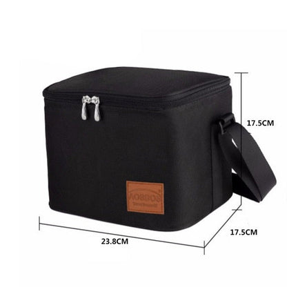 Realaiot Fashion Portable Thermal Lunch Bags for Women Kids Men  Food Picnic Cooler Box Large Capacity Insulated Tote Bag Storage