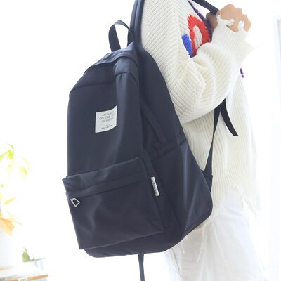 Realaiot Simple Design Oxford Korea Style Women Backpack Fashion Girls Leisure Bag School Student Book Teenager Useful Travel