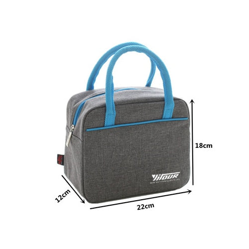 Realaiot Thermal Insulation Cooler Lunch Bag Picnic Bento Box Fresh Keeping Ice Pack Food Fruit Container Storage Accessories Supply