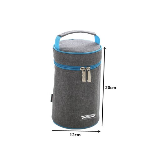 Realaiot Thermal Insulation Cooler Lunch Bag Picnic Bento Box Fresh Keeping Ice Pack Food Fruit Container Storage Accessories Supply