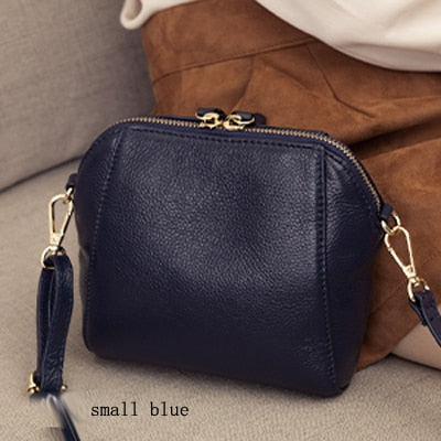 Realaiot Genuine Leather Shoulder Bags for Women Luxury Handbag Fashion Ladies Shopping Totes Messenger Crossbody Bag Female Party Purse