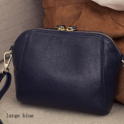 Realaiot Genuine Leather Shoulder Bags for Women Luxury Handbag Fashion Ladies Shopping Totes Messenger Crossbody Bag Female Party Purse