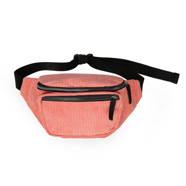 Realaiot Canvas Waist Bag Unisex Zipper Chest Bag Street Sport Casuale Fanny Pack Girl Boy Waist Belt Bags Fashion Phone Waist Pack