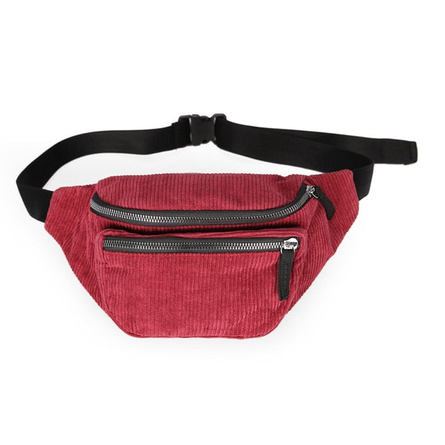 Realaiot Canvas Waist Bag Unisex Zipper Chest Bag Street Sport Casuale Fanny Pack Girl Boy Waist Belt Bags Fashion Phone Waist Pack