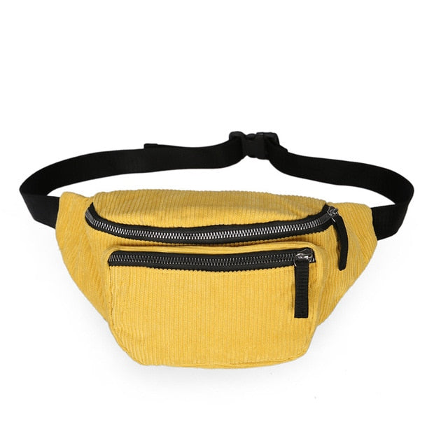 Realaiot Canvas Waist Bag Unisex Zipper Chest Bag Street Sport Casuale Fanny Pack Girl Boy Waist Belt Bags Fashion Phone Waist Pack