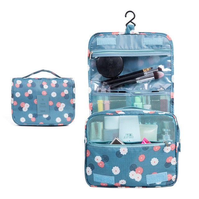Cyflymder New Waterproof Packing Cubes Travel Large Capacity Storage Bag Portable Hook Wash Cosmetic Bag Fashion Travel Accessories