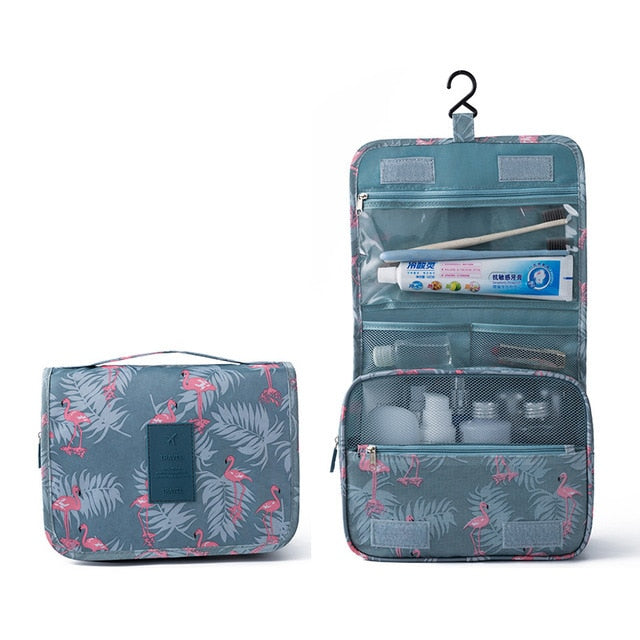 Cyflymder New Waterproof Packing Cubes Travel Large Capacity Storage Bag Portable Hook Wash Cosmetic Bag Fashion Travel Accessories