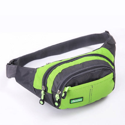 Realaiot Travel Bum Bag Fanny Pack Waist Bag Zipped Outdoor Sports Shoulder Bag Pouch Men Women Waist Packs Ladies Waist Pack