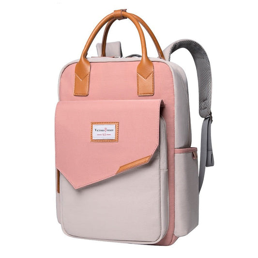 Realaiot Backpack women fashion backpack Multi-layer space versatile for travel leisure work school 15.6¡± laptop suitable