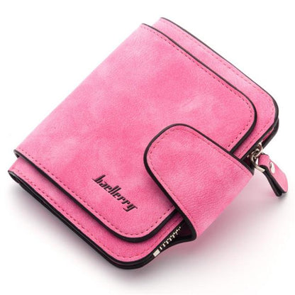 Baellerry Luxury Matte Leather Wallet Women Short Coin Pocket Card Holder Small Ladies Purse Money Bag Women Wallets W089