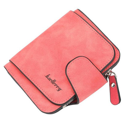 Baellerry Luxury Matte Leather Wallet Women Short Coin Pocket Card Holder Small Ladies Purse Money Bag Women Wallets W089