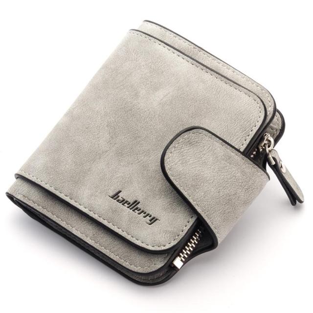 Baellerry Luxury Matte Leather Wallet Women Short Coin Pocket Card Holder Small Ladies Purse Money Bag Women Wallets W089