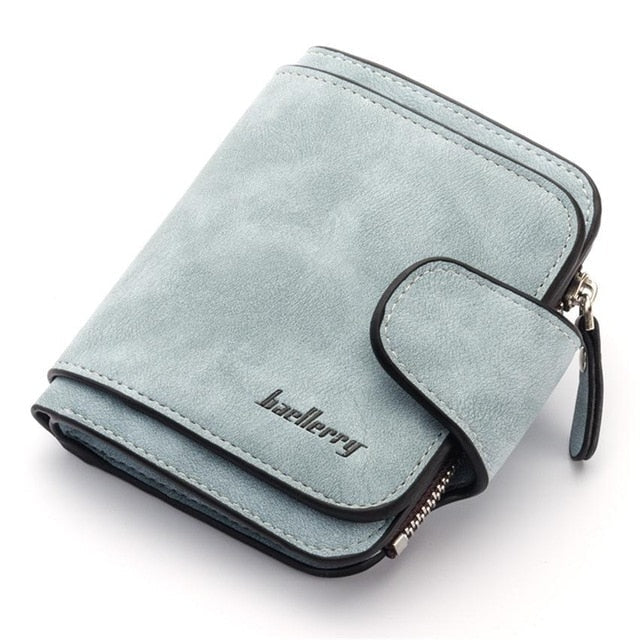 Baellerry Luxury Matte Leather Wallet Women Short Coin Pocket Card Holder Small Ladies Purse Money Bag Women Wallets W089