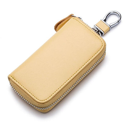 Realaiot Genuine Leather Unisex Key Wallet Multifunction Keys Organizer Fashion Men Car Key Holders Ladies Smart Housekeeper