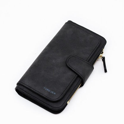 Brand Leather Women Wallets Designer Zipper Long Wallet Women Card Holder Coin Purse Bags for Women Carteira Feminina