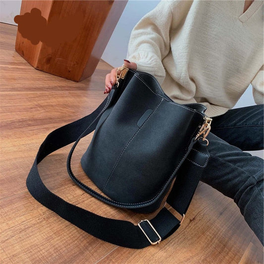 Cyflymder retro nubuck women leather handbags crossbody bags for women large capacity vintage shoulder shopping bag torebki damskie