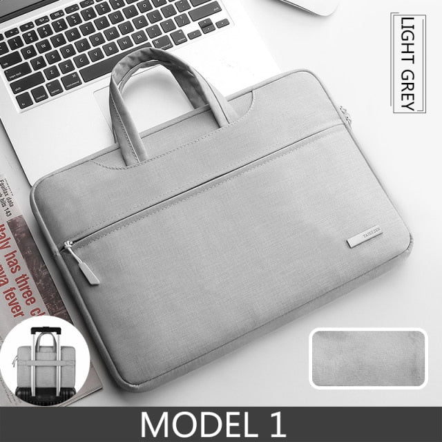 Realaiot Laptop Bag 13.3 15.6 14 inch Waterproof Notebook Bag Sleeve For Macbook Air Pro 13 15 Computer HP Shoulder Handbag Briefcase Bag