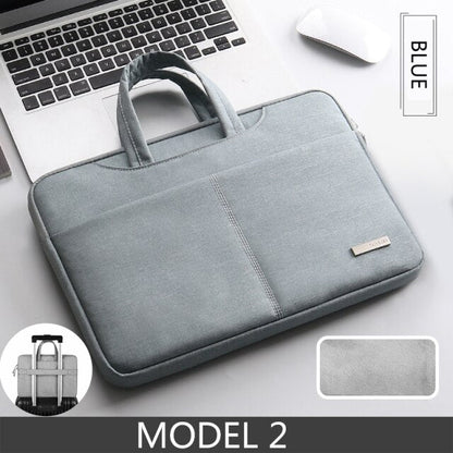 Realaiot Laptop Bag 13.3 15.6 14 inch Waterproof Notebook Bag Sleeve For Macbook Air Pro 13 15 Computer HP Shoulder Handbag Briefcase Bag