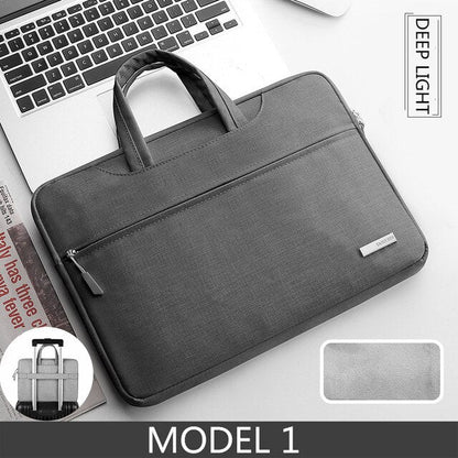 Realaiot Laptop Bag 13.3 15.6 14 inch Waterproof Notebook Bag Sleeve For Macbook Air Pro 13 15 Computer HP Shoulder Handbag Briefcase Bag