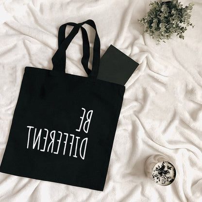 Realaiot Harajuku Tumblr Graphic Ladies Shopping Bag Handbags Cloth Canvas Tote Bags Women Eco Reusable Shoulder Shopper Bags