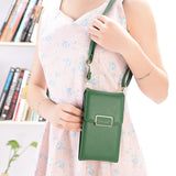 Brand Mini Crossbody Shoulder Bag Women High Quality Cell Phone Pocket Ladies Purse Clutch Fashion Leather Hasp Handbags Female