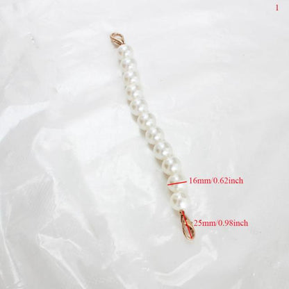 Realaiot 100/110/120cm Pearl Strap for Bags Handbag Handles DIY purse Replacement Long Beaded Chain for shoulder Bag straps Pearl Belt