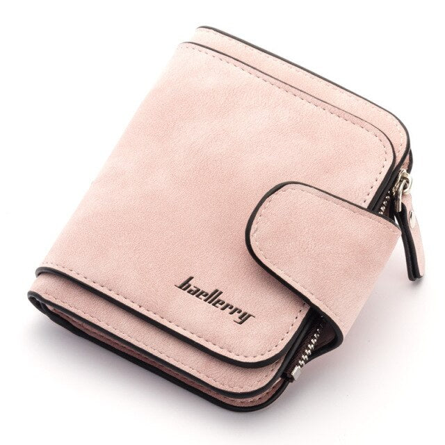 Realaiot Wallet Women Leather Casual Women Wallets Luxury Card Holder Clutch Bag Zipper Pocket Hasp Female Purse Ladies Wallet