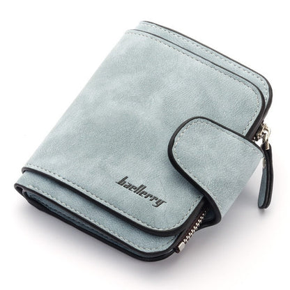 Realaiot Wallet Women Leather Casual Women Wallets Luxury Card Holder Clutch Bag Zipper Pocket Hasp Female Purse Ladies Wallet