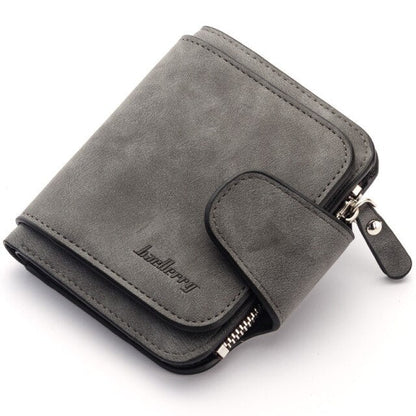 Realaiot Wallet Women Leather Casual Women Wallets Luxury Card Holder Clutch Bag Zipper Pocket Hasp Female Purse Ladies Wallet