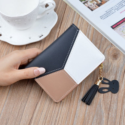 Realaiot Fashion Wallets Zipper Coin Purse Lady Long Short Purses Handbags Women Clutch Cards Holder PU Leather Moneybag Billfold Wallet