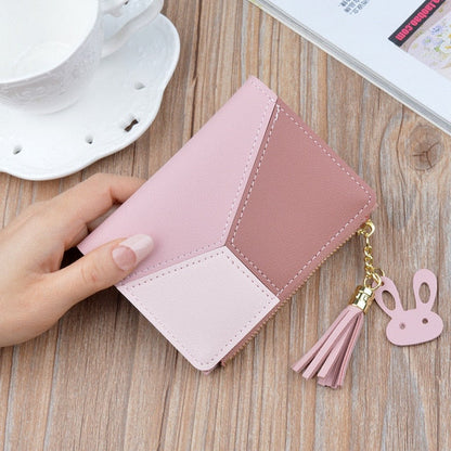 Realaiot Fashion Wallets Zipper Coin Purse Lady Long Short Purses Handbags Women Clutch Cards Holder PU Leather Moneybag Billfold Wallet