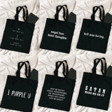 Realaiot Harajuku Tumblr Graphic Ladies Shopping Bag Handbags Cloth Canvas Tote Bags Women Eco Reusable Shoulder Shopper Bags