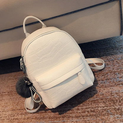 Cyflymder Mini Backpacks Women PU Leather Cute Small Backpack Female White Back Pack Black Backpacks For Teen Girls Fashion Bagpack Woman