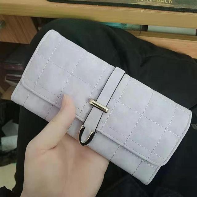 Realaiot Wallets Women Long Zipper Luxury Brand Leather Coin Purses Tassel Design Clutch lattice Female Money Bag Credit Card Holder