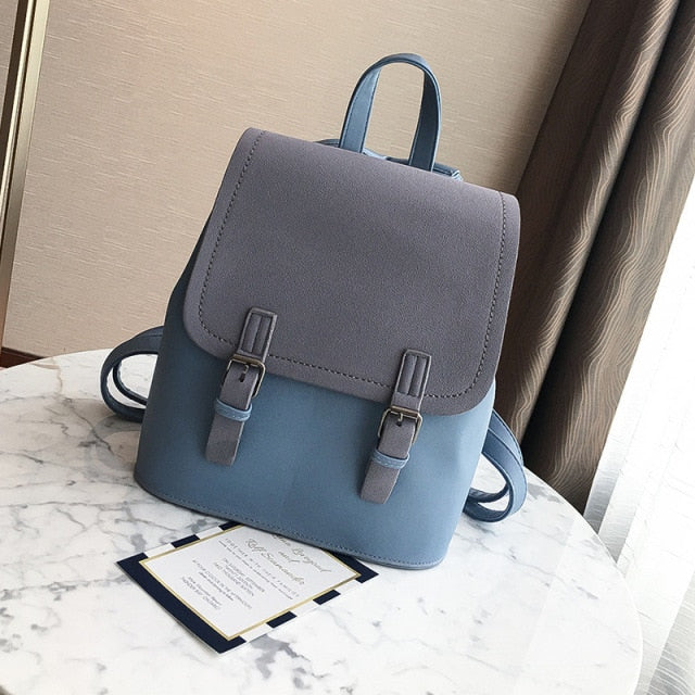 Cyflymder Mini Backpack Women PU Leather Shoulder Bag For Teenage Girls New Fashion Small Bagpack School Bag Ladies Casual Backpack