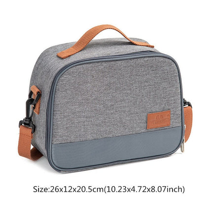 Cyflymder Portable Lunch Bag Women's Men's Thermal Cooler Rice Keep Fresh Pouch Picnic Food Heat for Work Nurse Kids