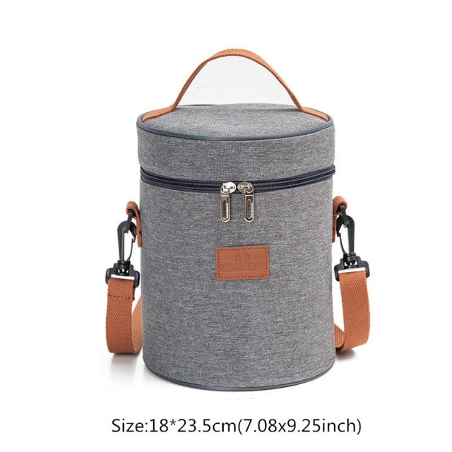 Cyflymder Portable Lunch Bag Women's Men's Thermal Cooler Rice Keep Fresh Pouch Picnic Food Heat for Work Nurse Kids