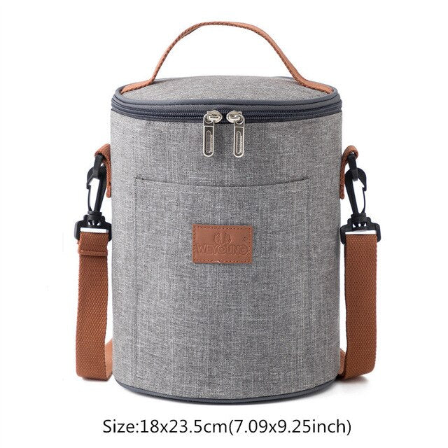 Cyflymder Portable Lunch Bag Women's Men's Thermal Cooler Rice Keep Fresh Pouch Picnic Food Heat for Work Nurse Kids