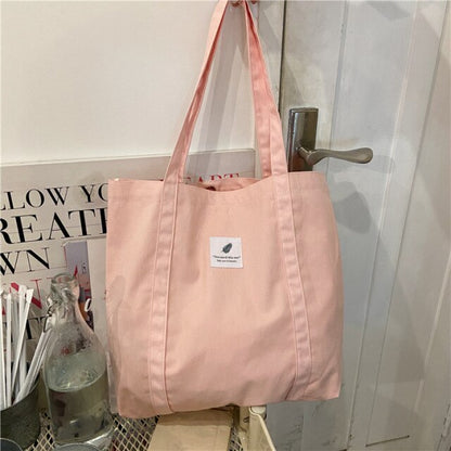 Cyflymder New Canvas Tote Bags for Women Large Cotton Cloth Shoulder Shopping Bag Fabric Handbags Lady Eco Reusable Shopper Bags