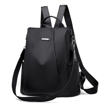 Realaiot Casual Oxford Backpack Women Black Waterproof Nylon School Bags For Teenage Girls High Quality Fashion Travel Tote Backpack